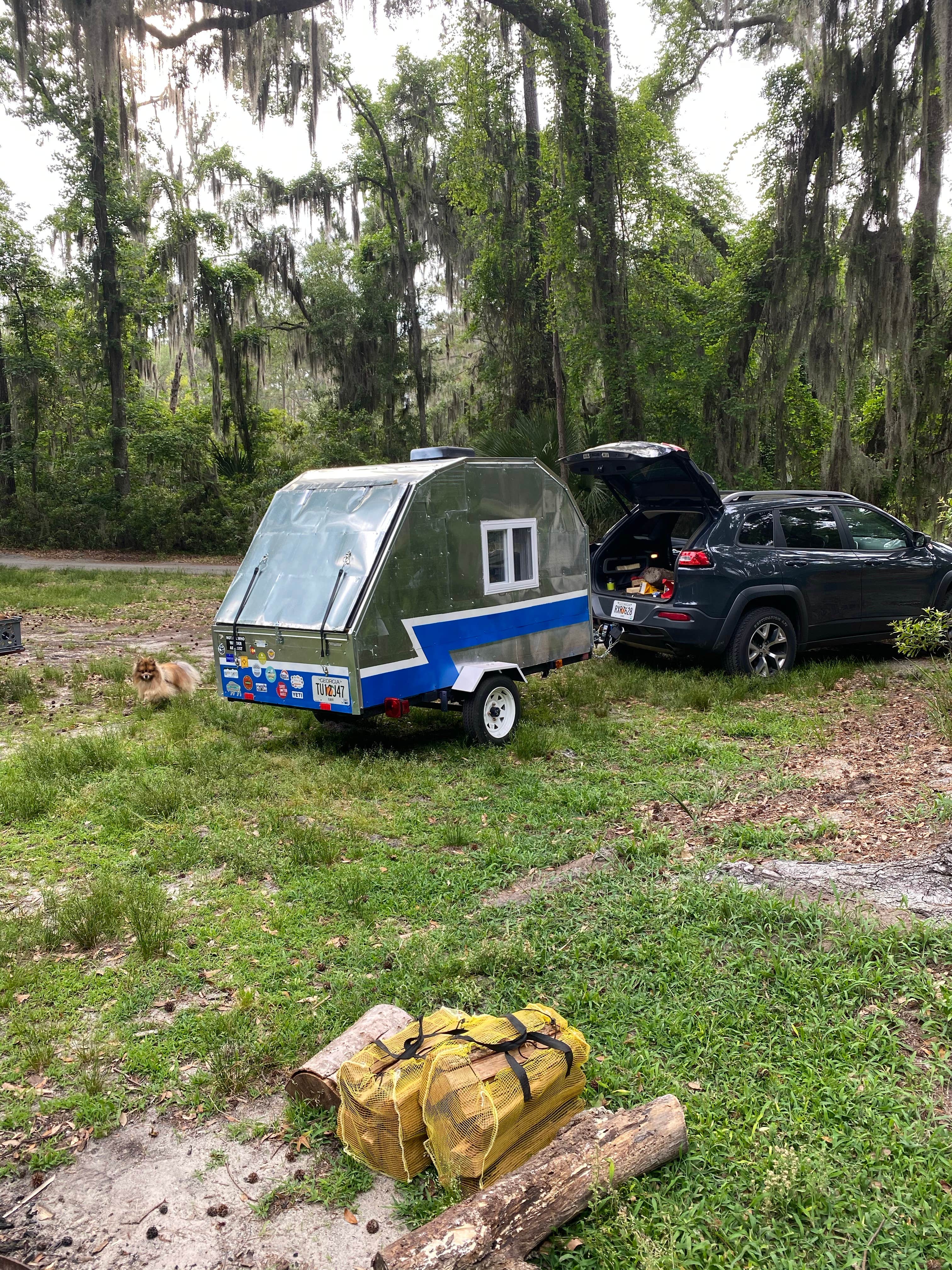 Lauren M.'s photo of camping with pets at Skidaway Island State Park Campground near Pooler, GA