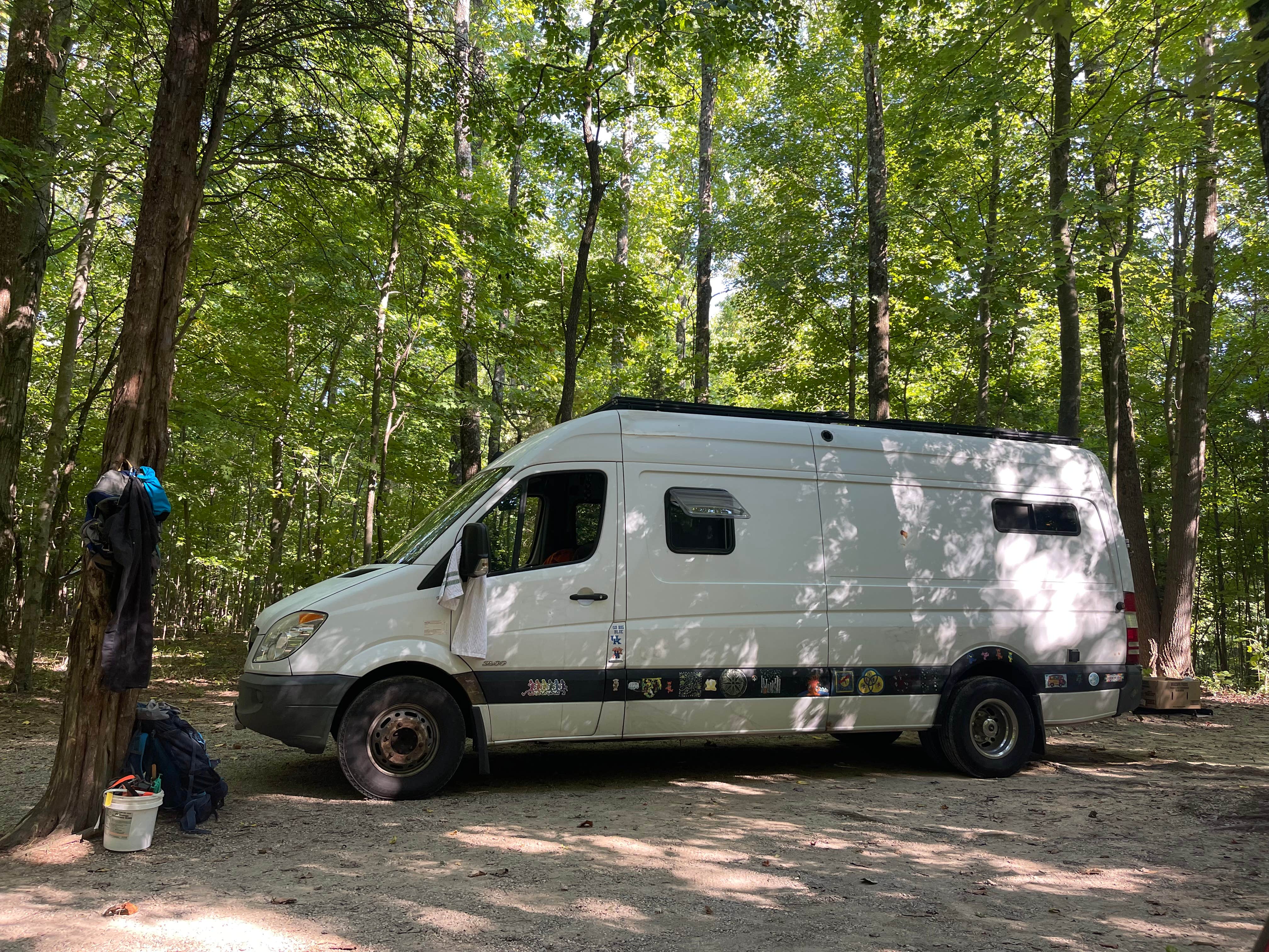 Robert P.'s photo of rv camping at Horine Reservation Camping at Jefferson County Memorial Forest near Wellington, KY