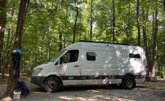 Robert P.'s photo of rv camping at Horine Reservation Camping at Jefferson County Memorial Forest near Prospect, KY