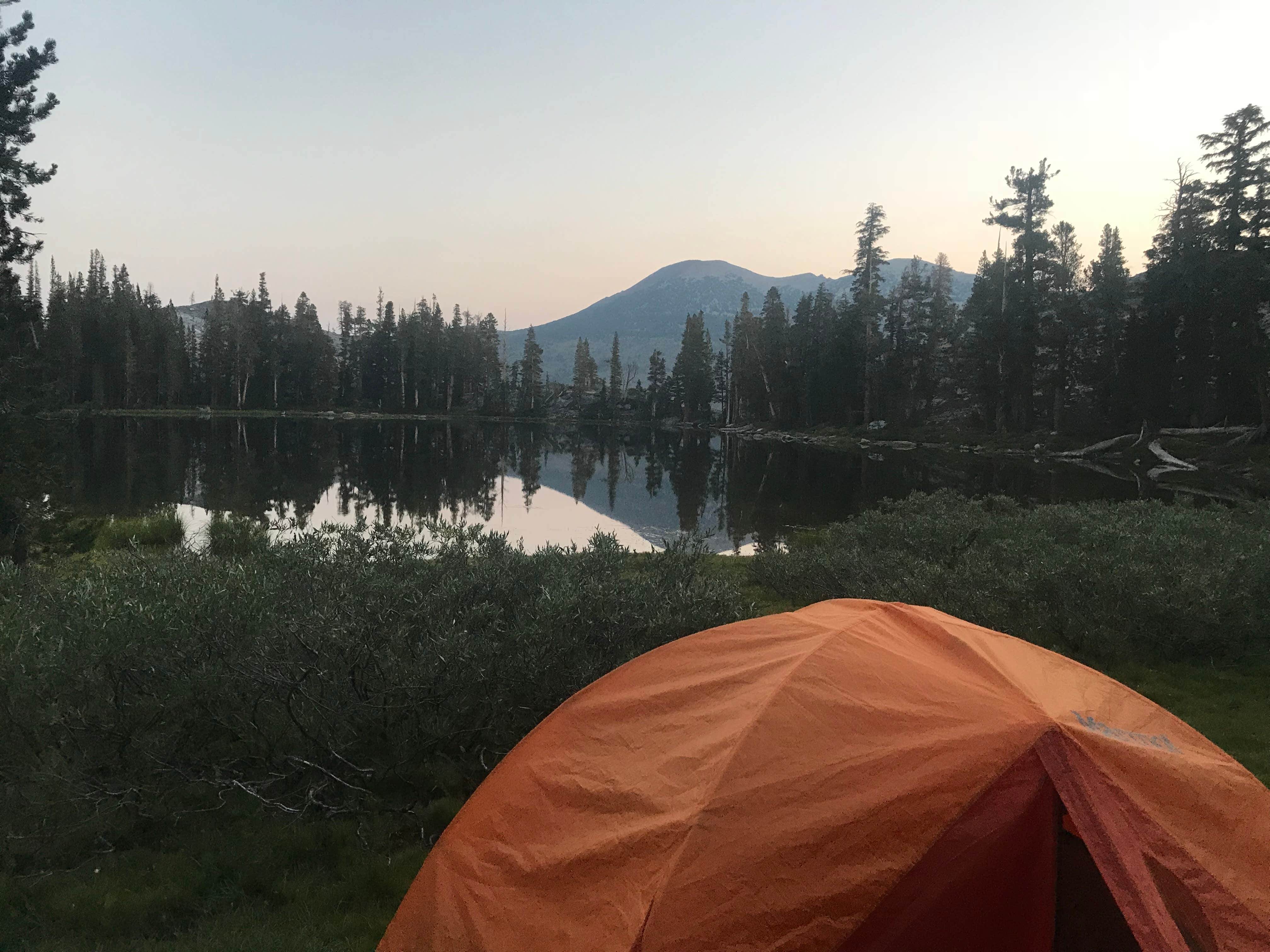 Camping near Yosemite: Gladys Lake Backcountry, Ansel Adams Wilderness, June Lake, California