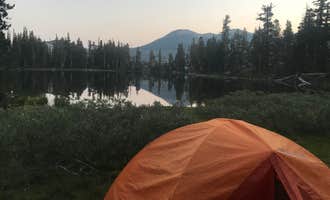 Camping near Duck Lake Dispersed: Gladys Lake Backcountry, Ansel Adams Wilderness, June Lake, California