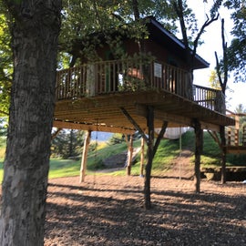 Tree house at Natural Playground