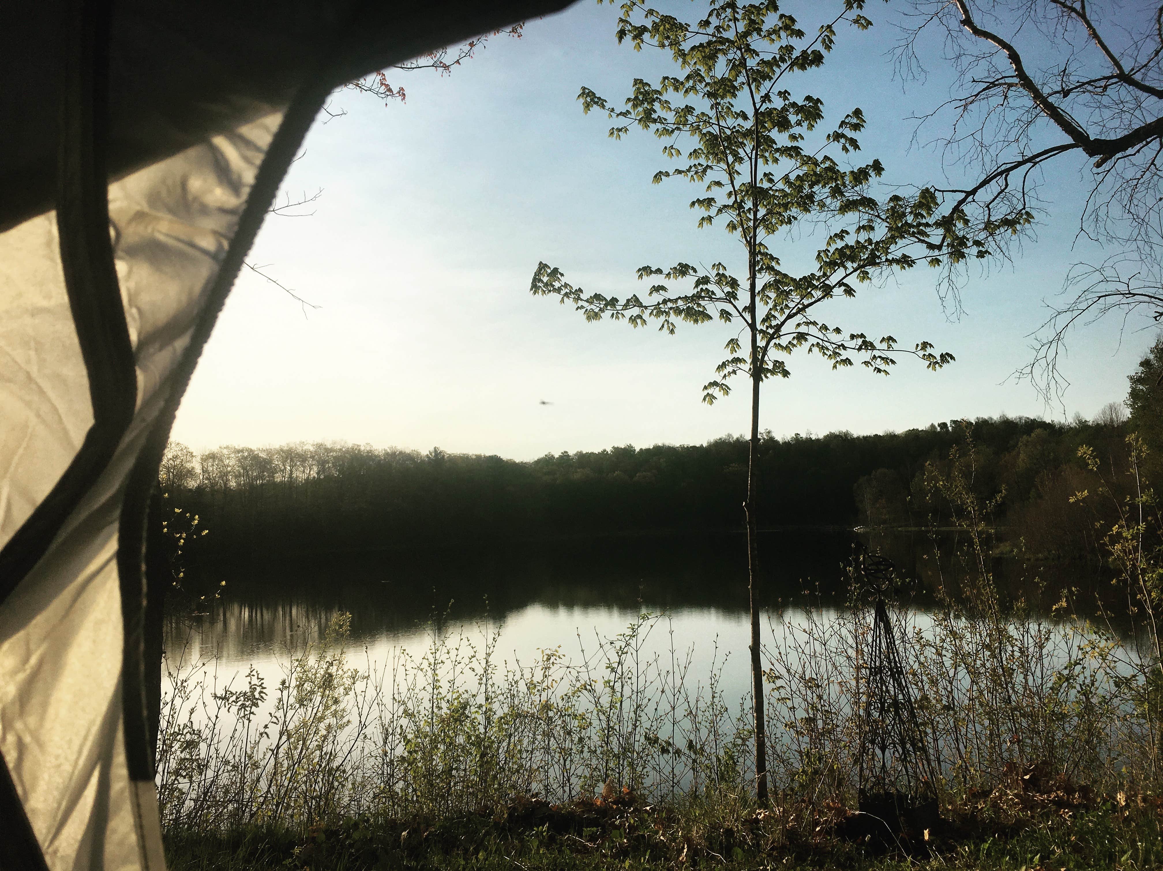 Lesley R.'s photo of tent camping at Clara Lake Rustic Campground near Tofte, MN