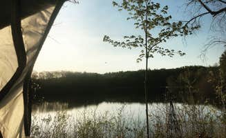 Lesley R.'s photo of tent camping at Clara Lake Rustic Campground near Lutsen, MN