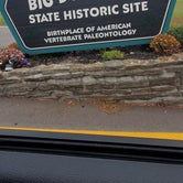 well marked entry into state park