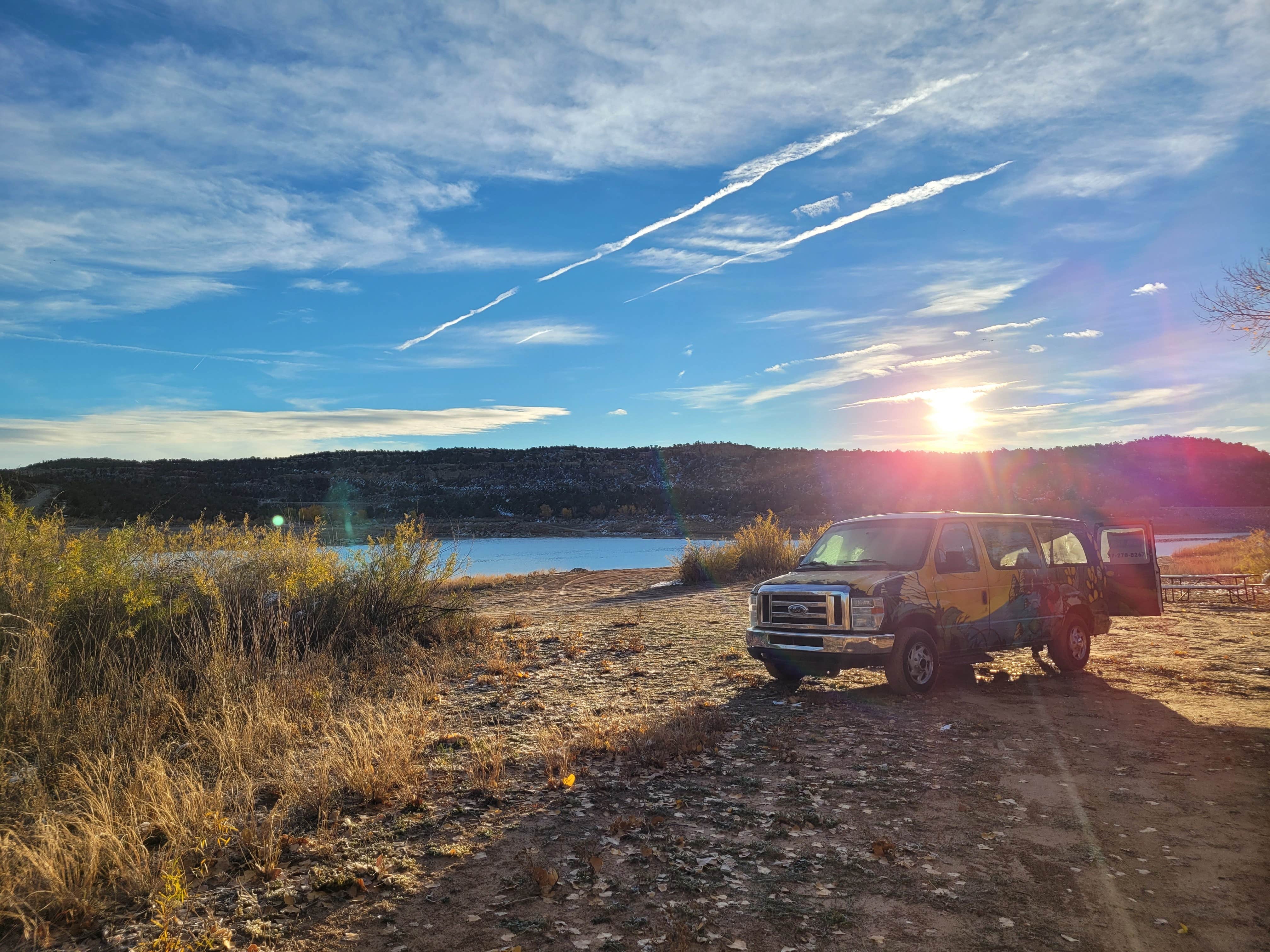 Maxime A.'s photo of a dispersed camping area at Recapture Reservoir near Blanding, UT