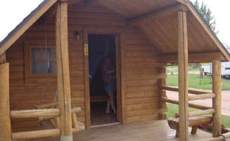 Tori K.'s photo of a cabin at Rapid City KOA near Piedmont, SD