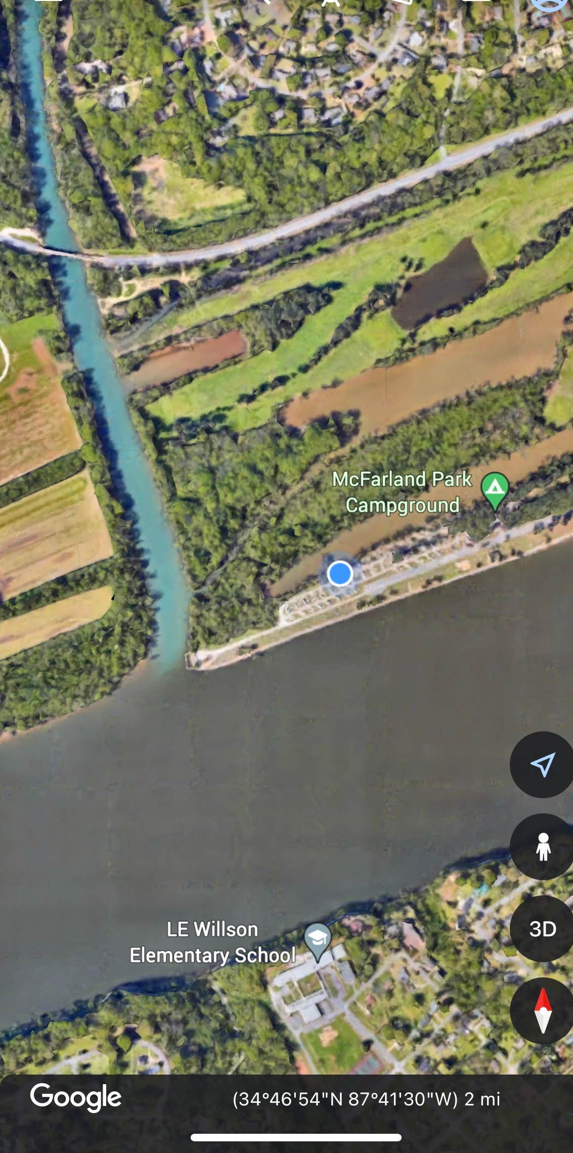 Tod S.'s photo of camping with pets at McFarland Park Campground near Rogersville, AL