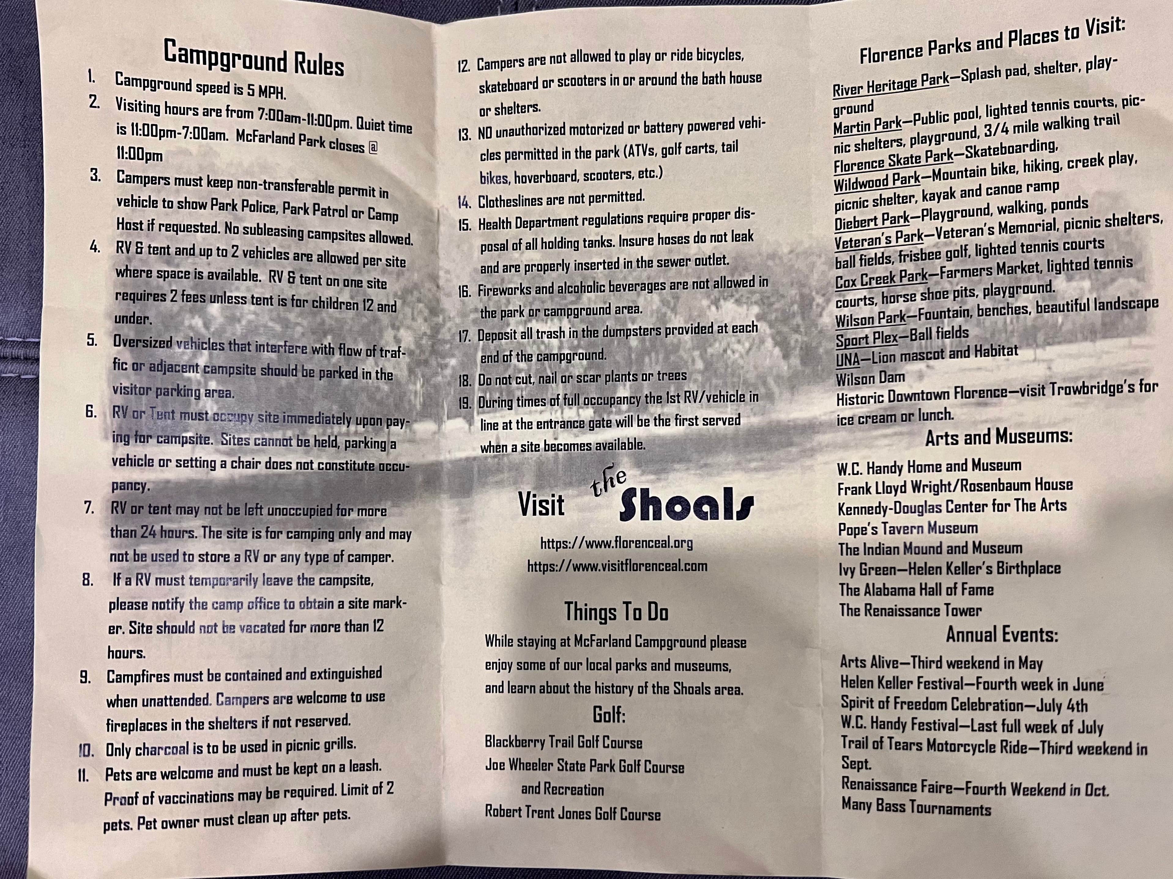 Camper-submitted photo at McFarland Park Campground near Rogersville, AL