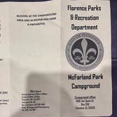 Review photo of McFarland Park Campground by Tod S., November 7, 2022