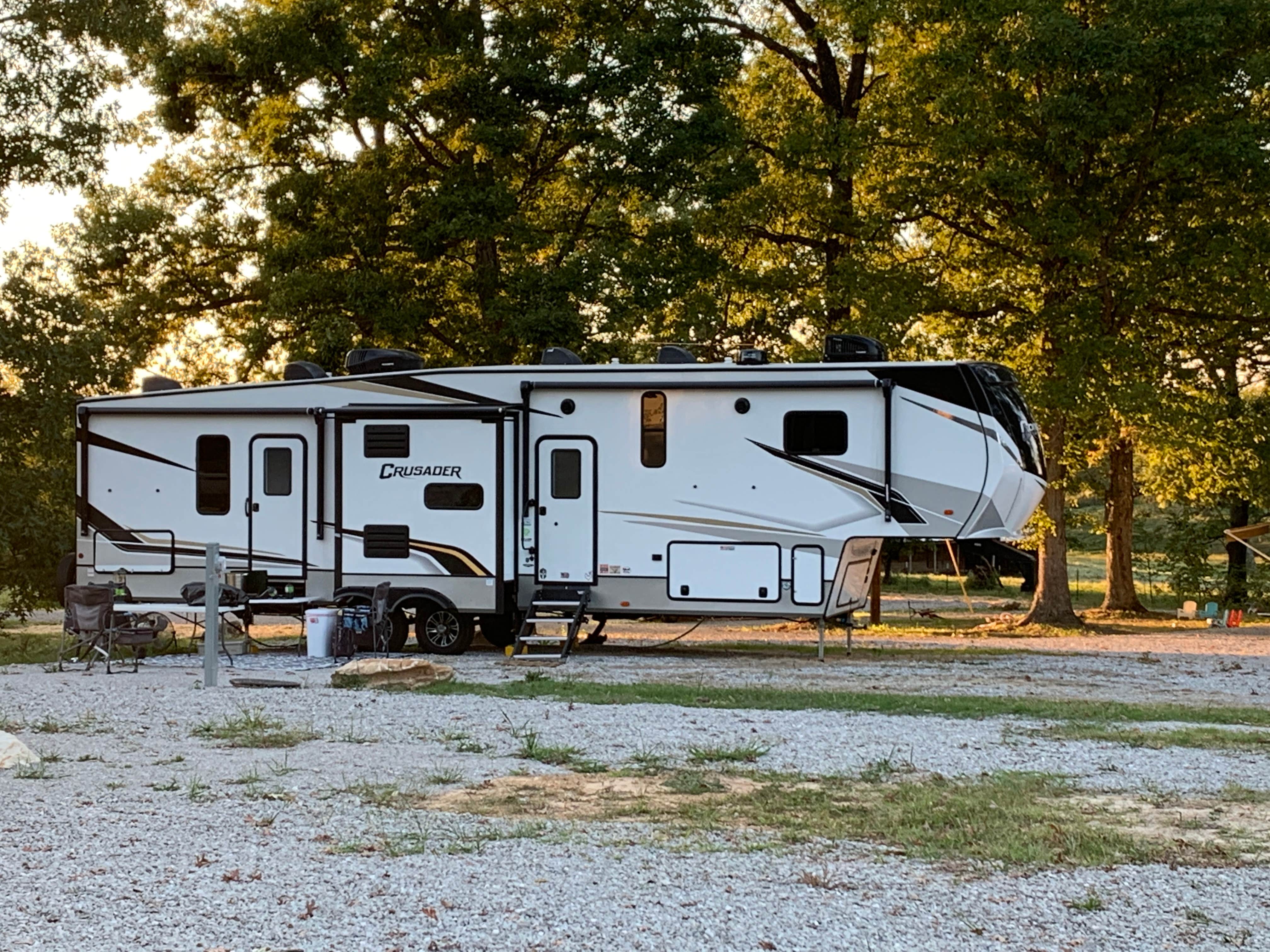 Kathy W.'s photo of rv camping at The Hitching Post RV Park & Tiny Home Village near Ava, MO