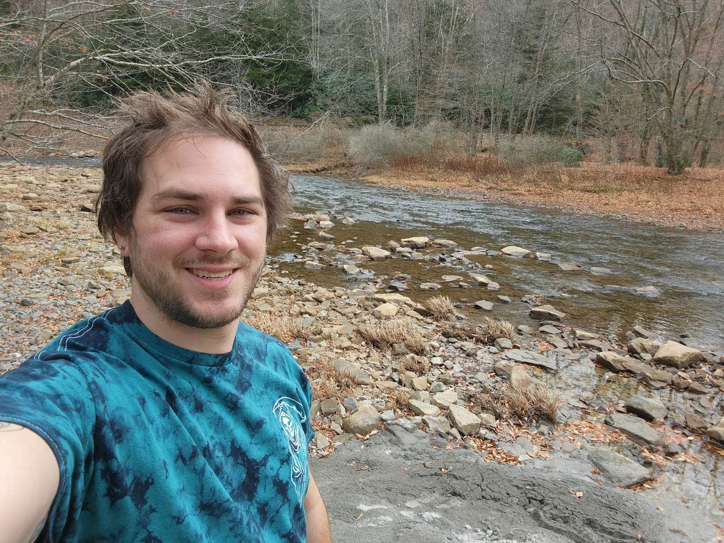 Camping near Kumbrabow State Forest Mill Creek Campground: Little dispersed site by railtracks, Durbin, West Virginia