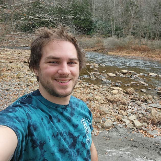 Little dispersed site by railtracks Camping Durbin, WV