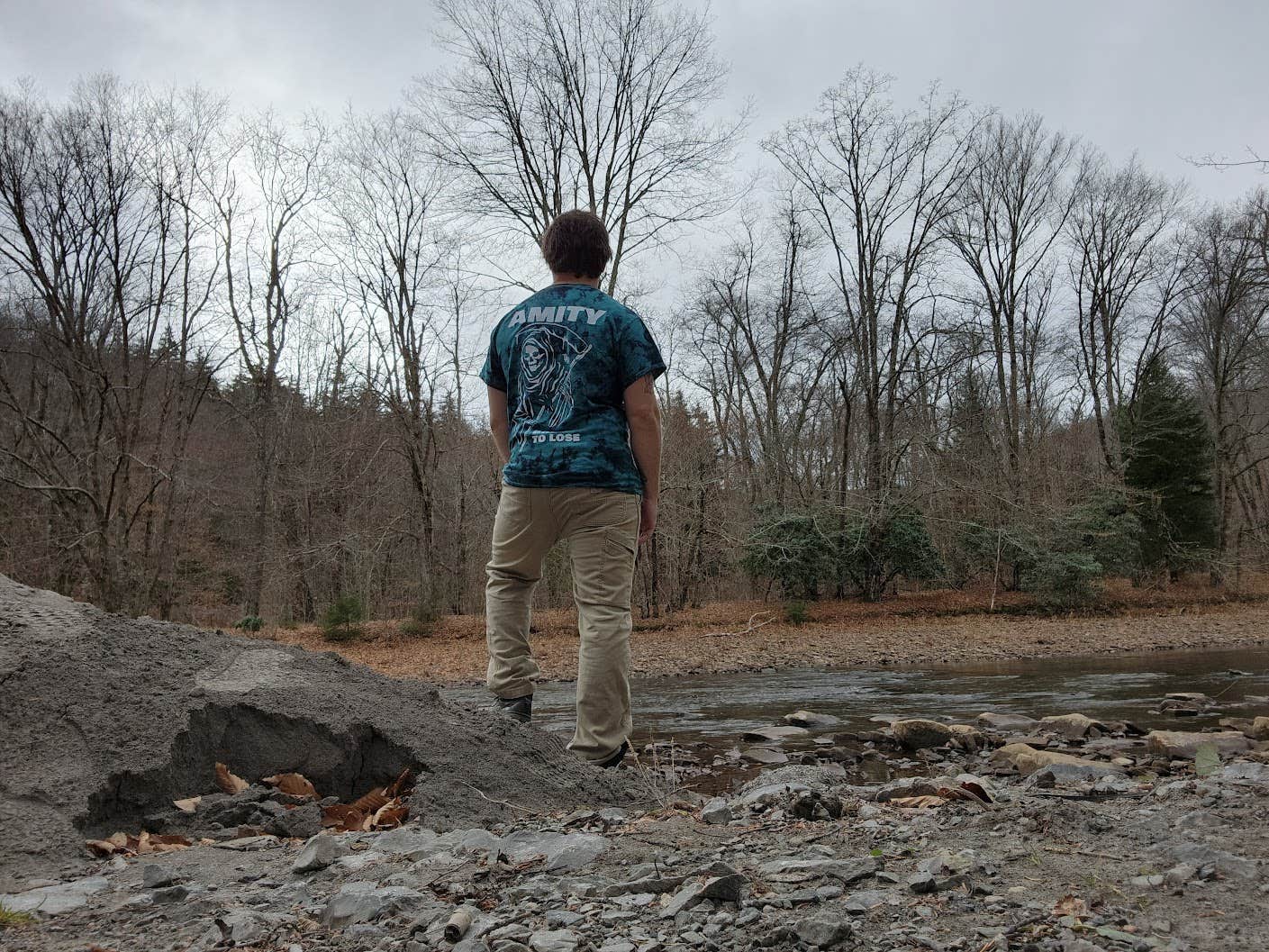 Camper-submitted photo at Little dispersed site by railtracks near Craigsville, WV