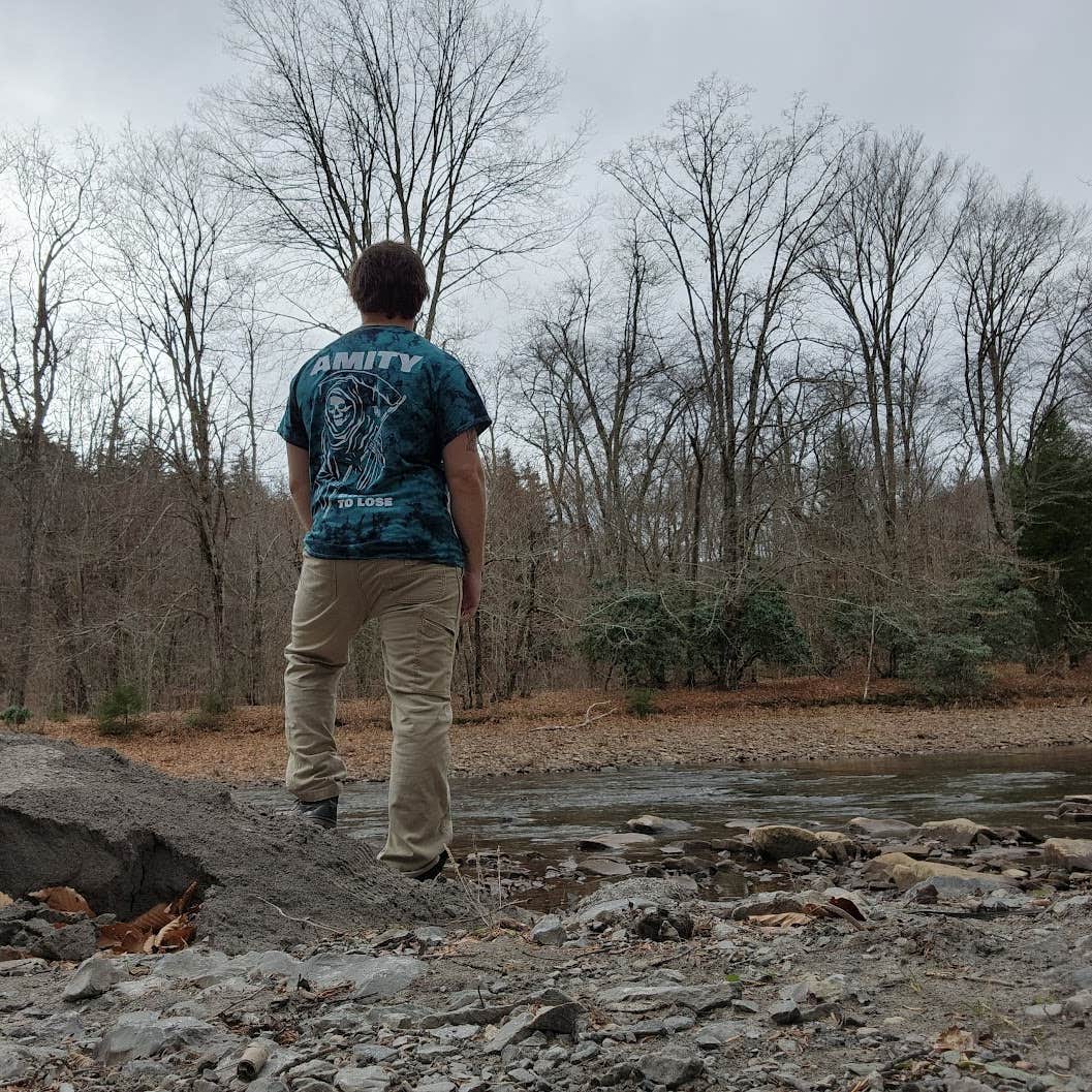 Little dispersed site by railtracks Camping Durbin, WV