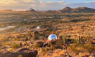 Camping near Red Bluff at Terlingua Ranch: Space Cowboys, Terlingua, Texas