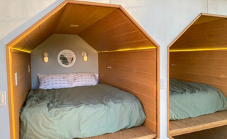 Ashley F.'s photo of glamping accommodations at Desert Glamping Getaway - Glamp Pods near Peach Springs, AZ