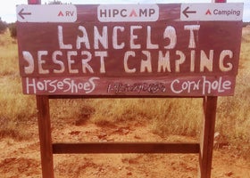 Lancelot desert camping