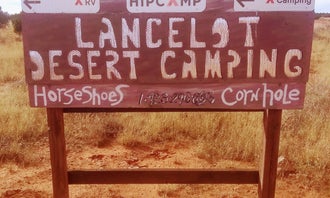 Lancelot desert camping