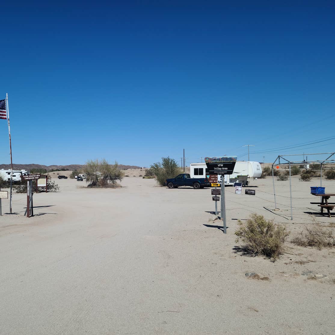 Yuma VFW Camping Yuma, AZ