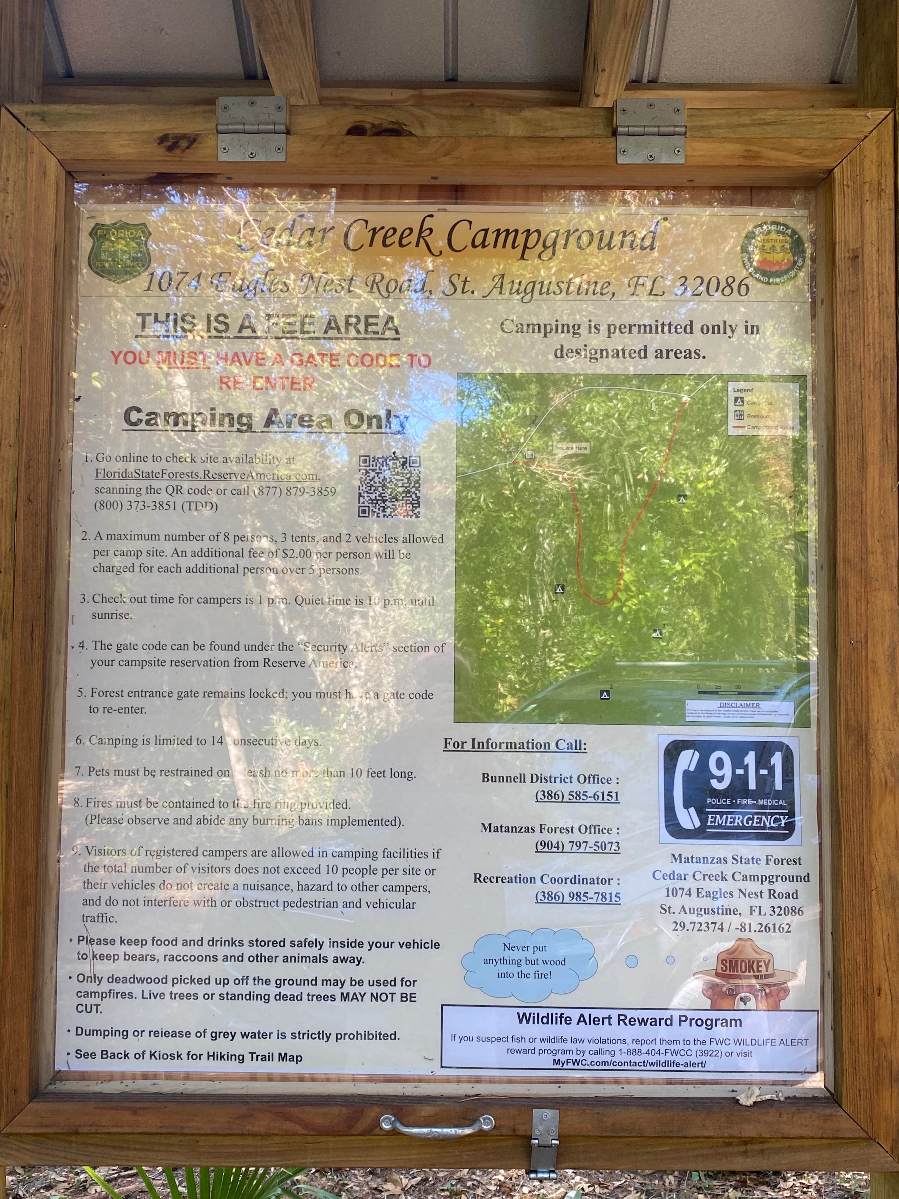 Camper submitted image from Cedar Creek Campground — Matanzas State Forest - 4