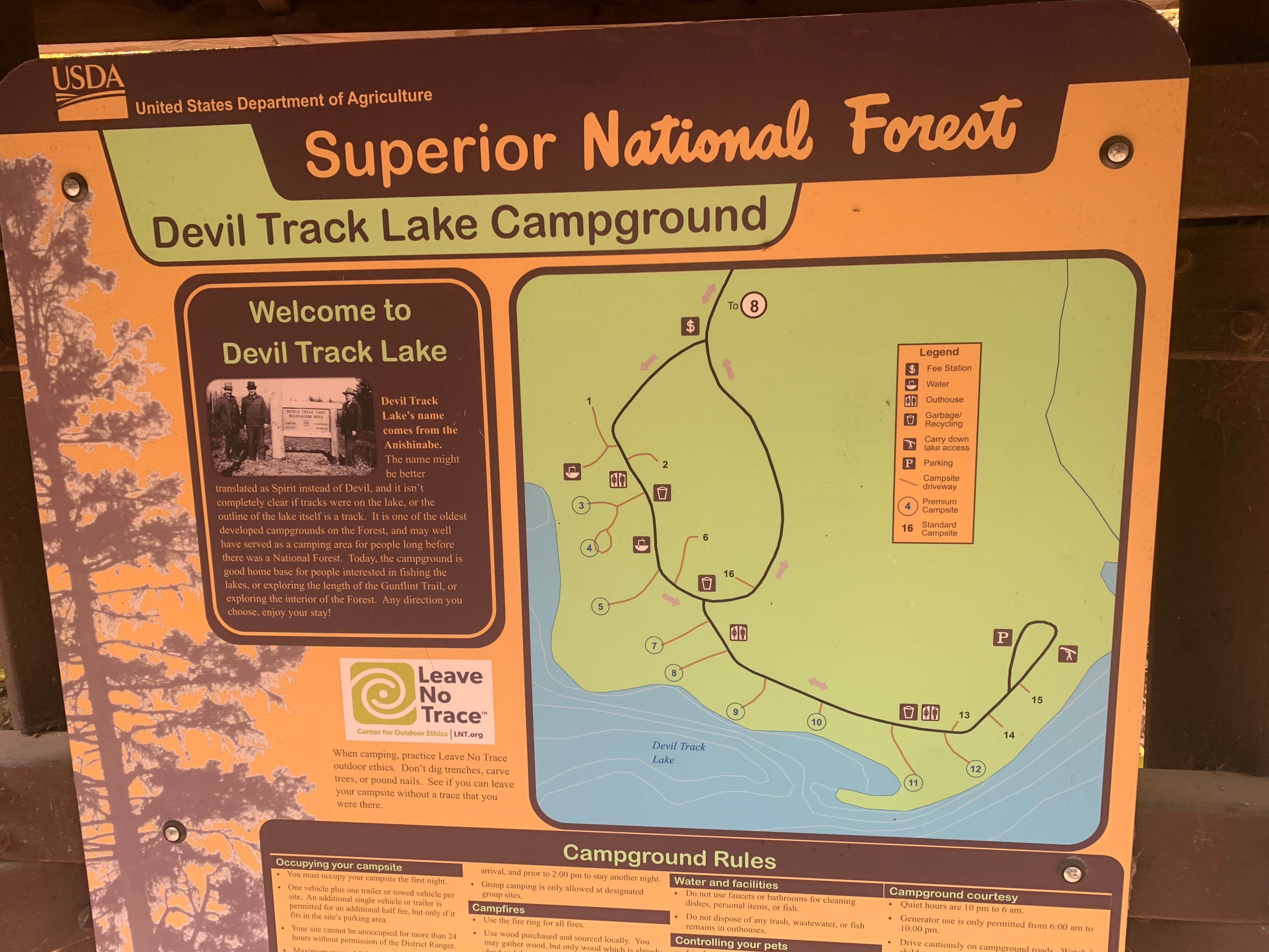 Camper submitted image from Devil Track Lake Campground - 4