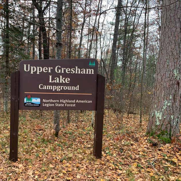 Upper Gresham Lake Campground — Northern Highland State Forest