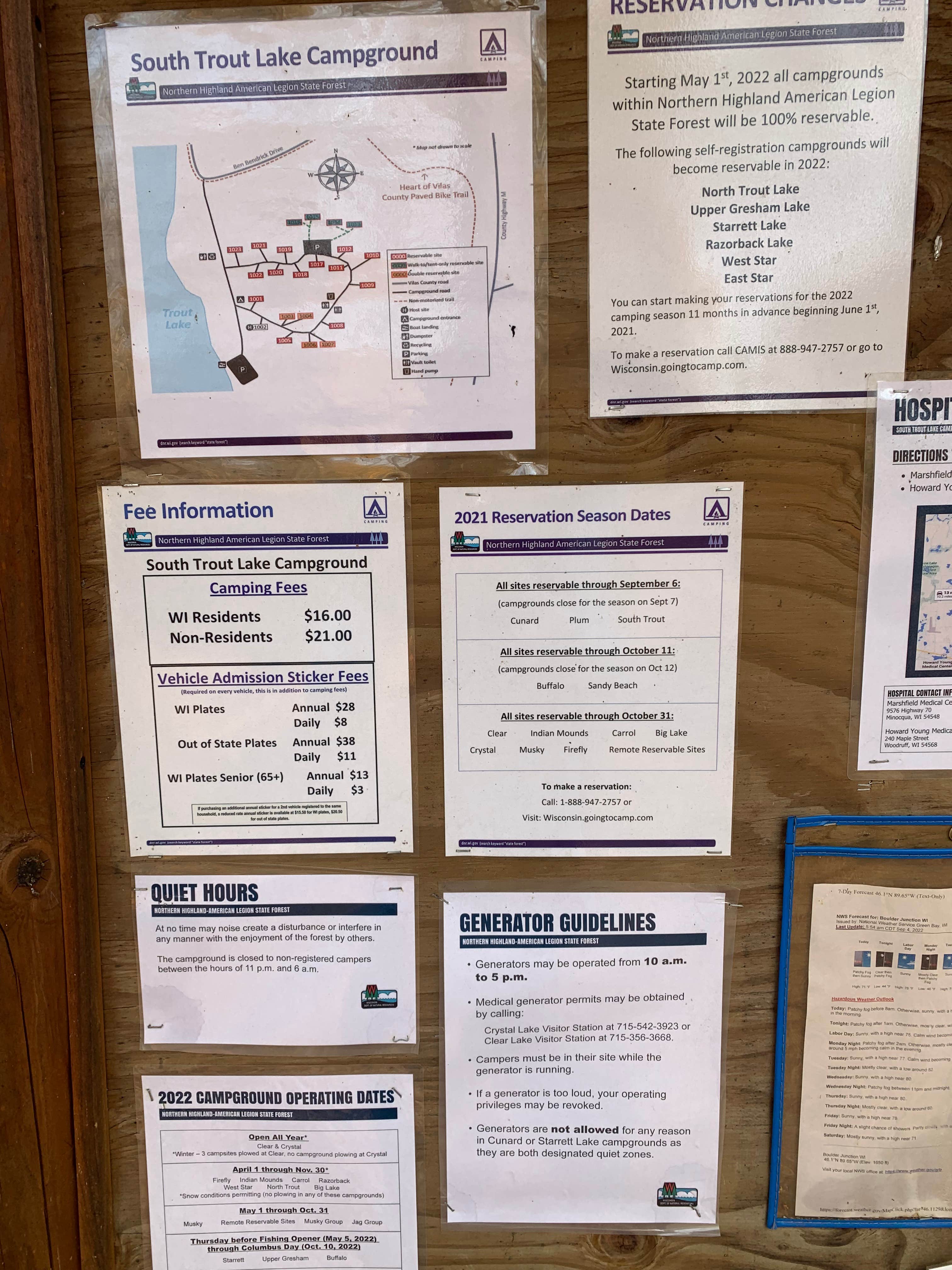 Camper-submitted photo at South Trout Lake — Northern Highland State Forest near Boulder Junction, WI