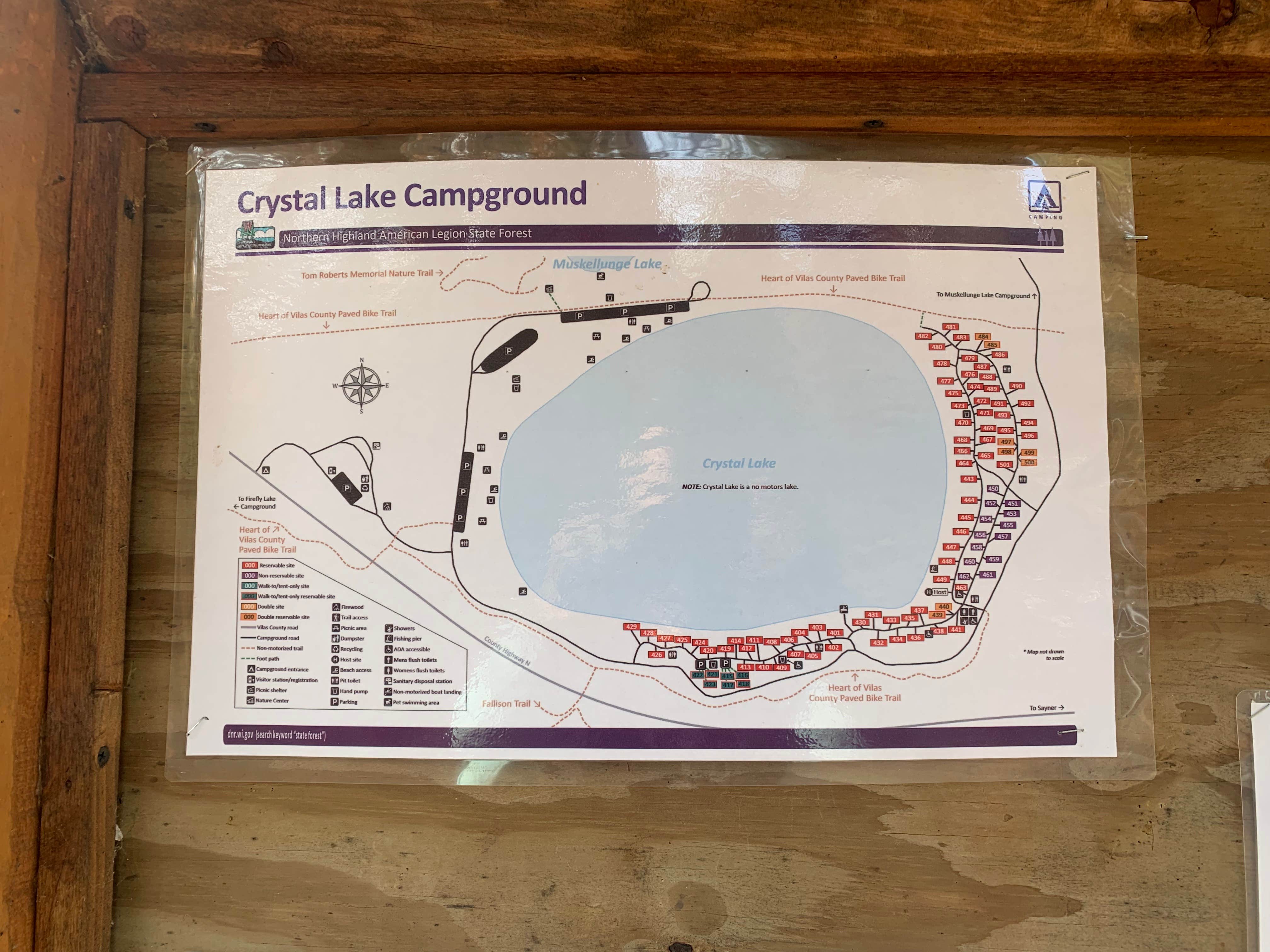 Camper submitted image from Crystal Lake Campground — Northern Highland State Forest - 3