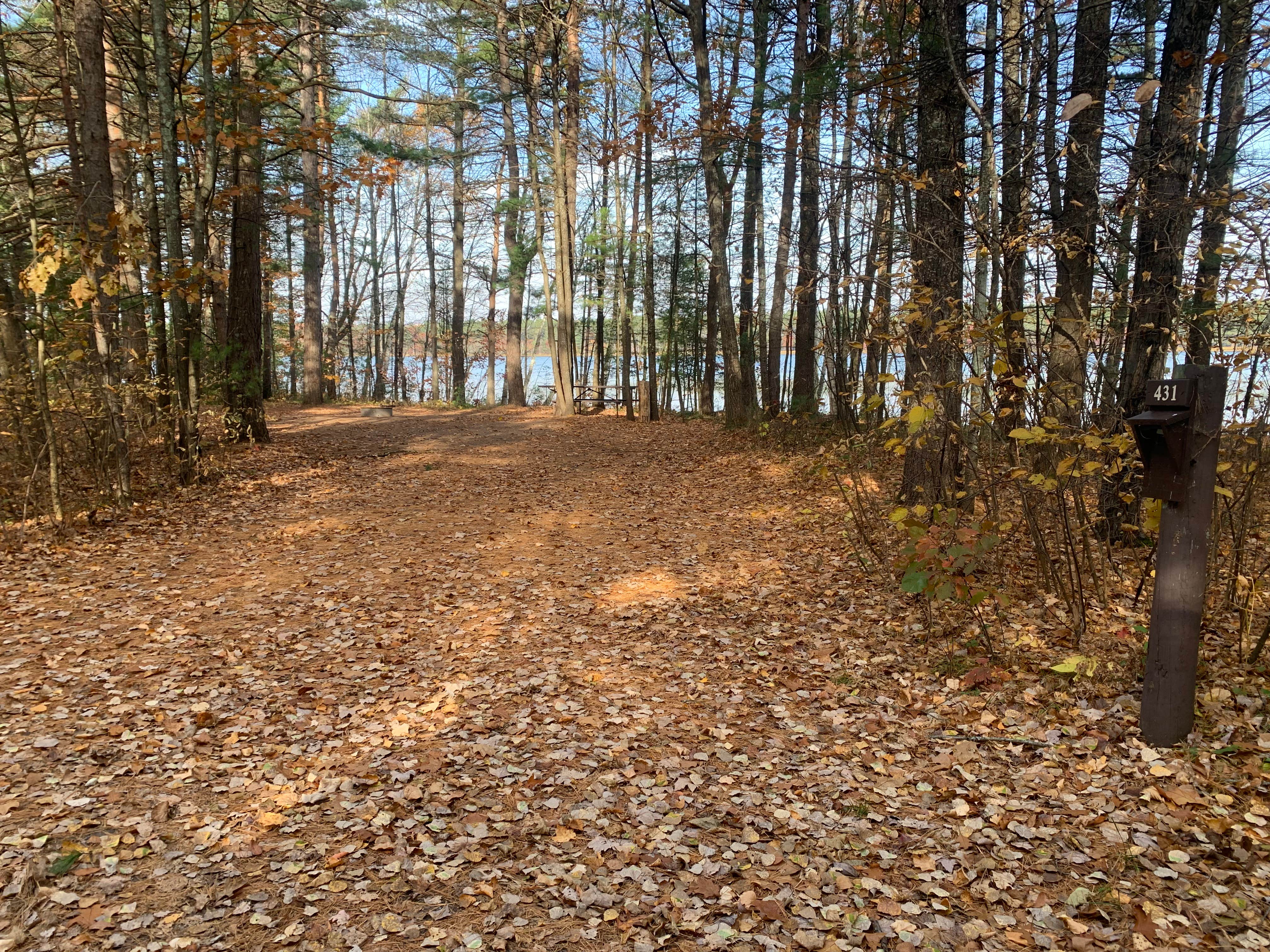 Camper submitted image from Crystal Lake Campground — Northern Highland State Forest - 2