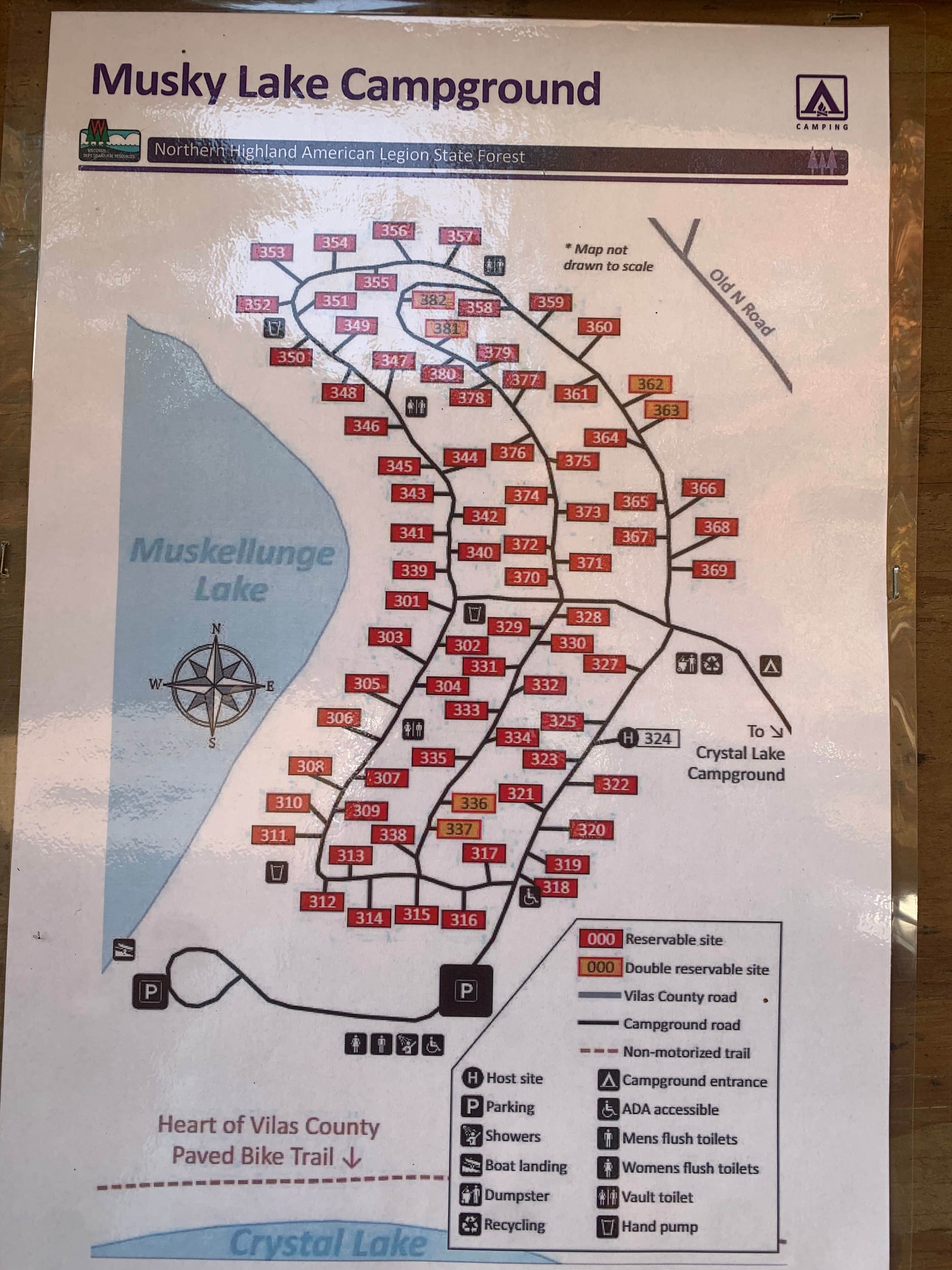 Camping near Upper Gresham Lake Campground — Northern Highland State Forest: Musky Lake Campground — Northern Highland State Forest, Sayner, Wisconsin