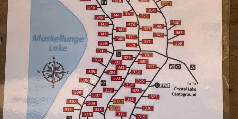 Camper submitted image from Musky Lake Campground — Northern Highland State Forest