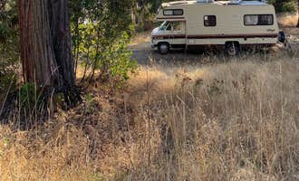 Camping near Road to Armenian Camp - Dispersed Spot: Sequoia Forest Hunting Area - FS 13597, Dunlap, California
