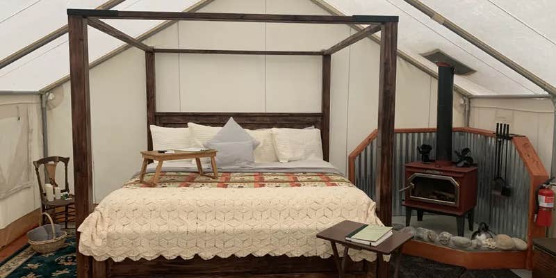 Camper submitted image from Chuckanut Hills Farm Glamping & Camp