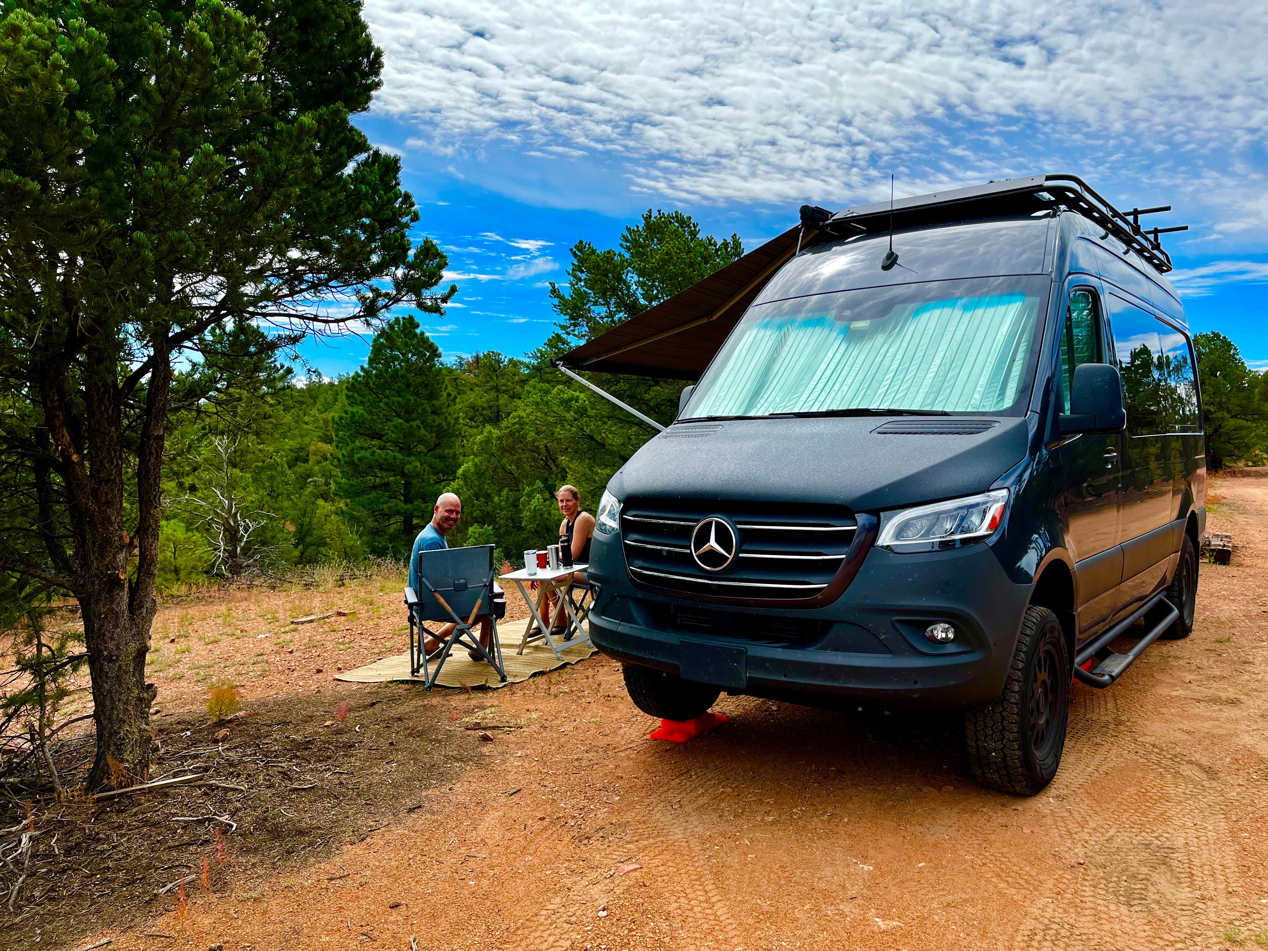 Santa F.'s photo of rv camping at Santa Fe Treehouse Camp near Montezuma, NM