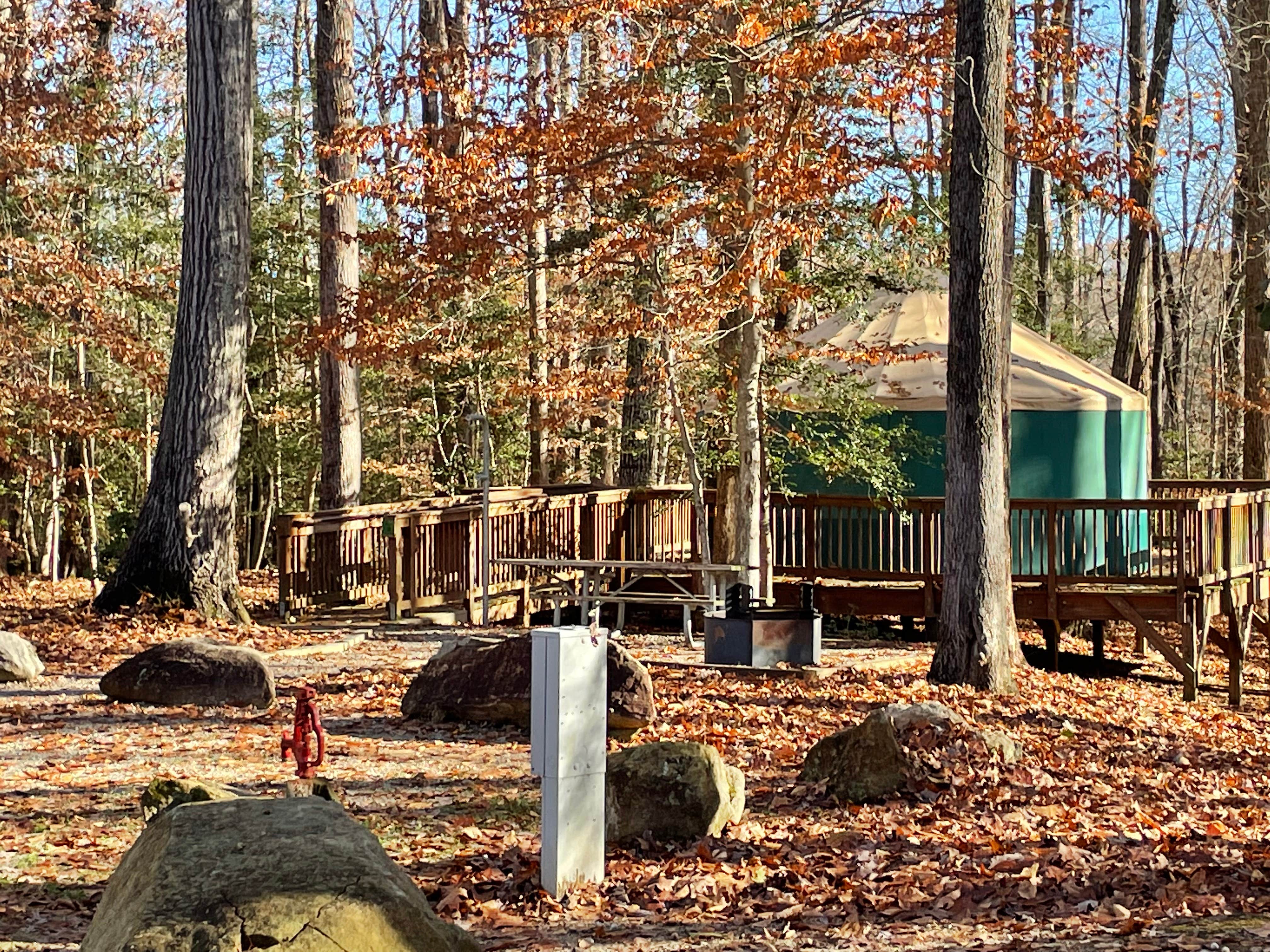 Jennifer  K.'s photo of glamping accommodations at Pocahontas State Park Campground near Hanover, VA