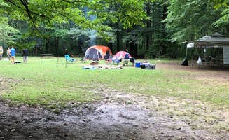 Karralee B.'s photo of camping with pets at Boulder Woods Campground near Maple Glen, PA