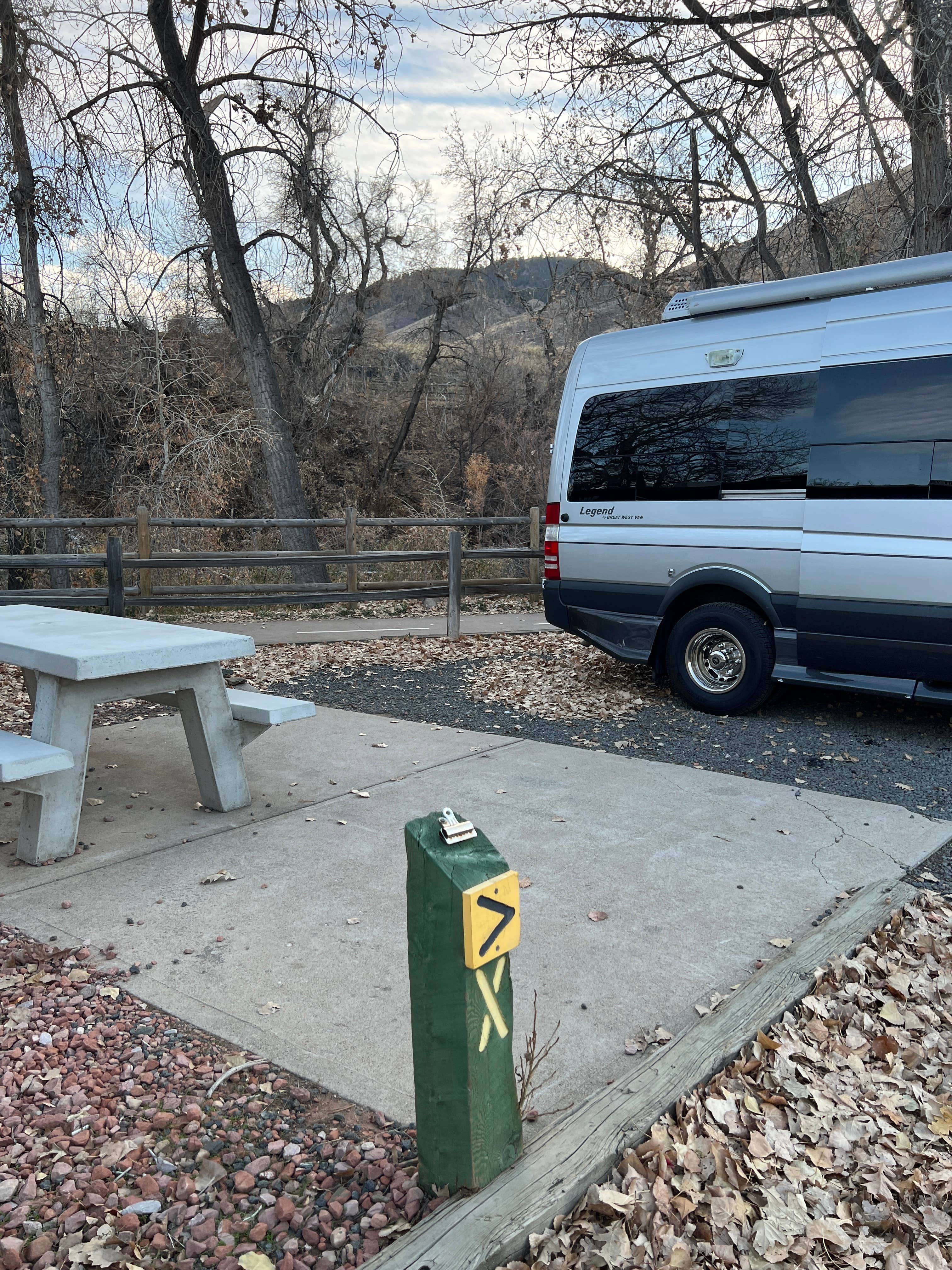 Pauline's photo of rv camping at Clear Creek RV Park near Henderson, CO
