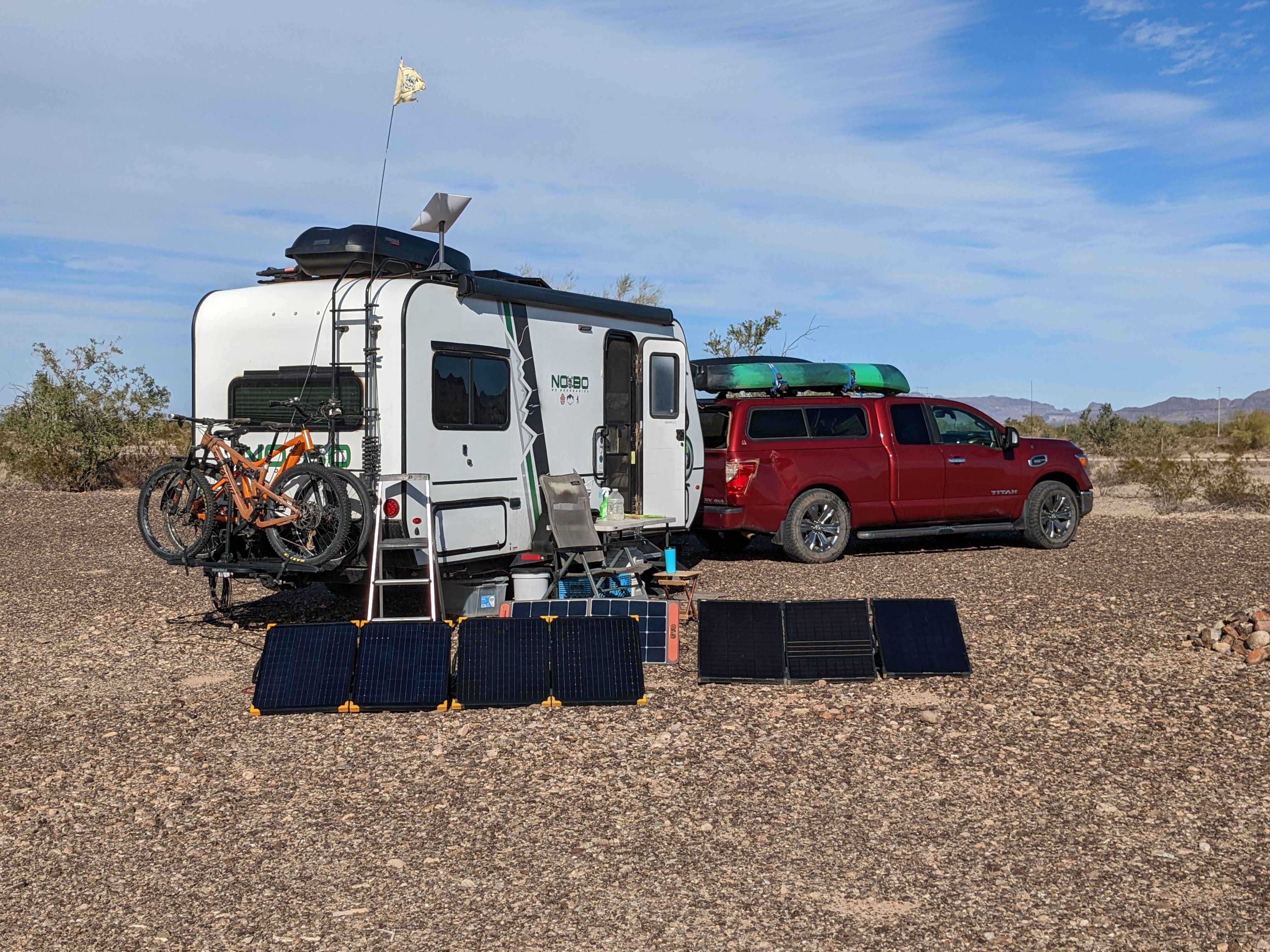 Road Runner BLM Dispersed Camping Area Quartzsite, AZ