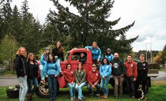 Sierra's photo of camping with pets at Elwha Dam RV Park near Port Angeles, WA