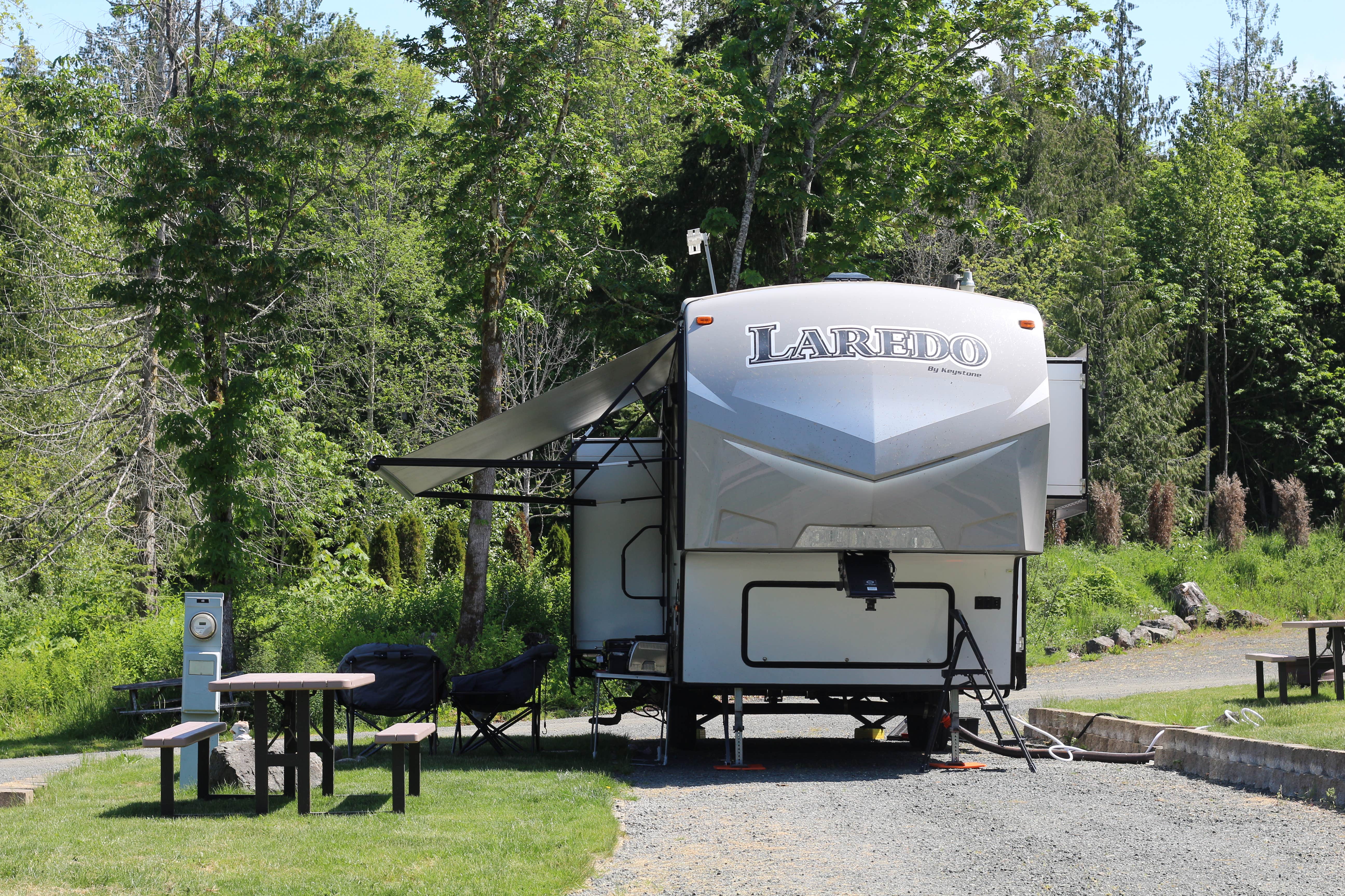 Sierra's photo of rv camping at Elwha Dam RV Park near Sekiu, WA