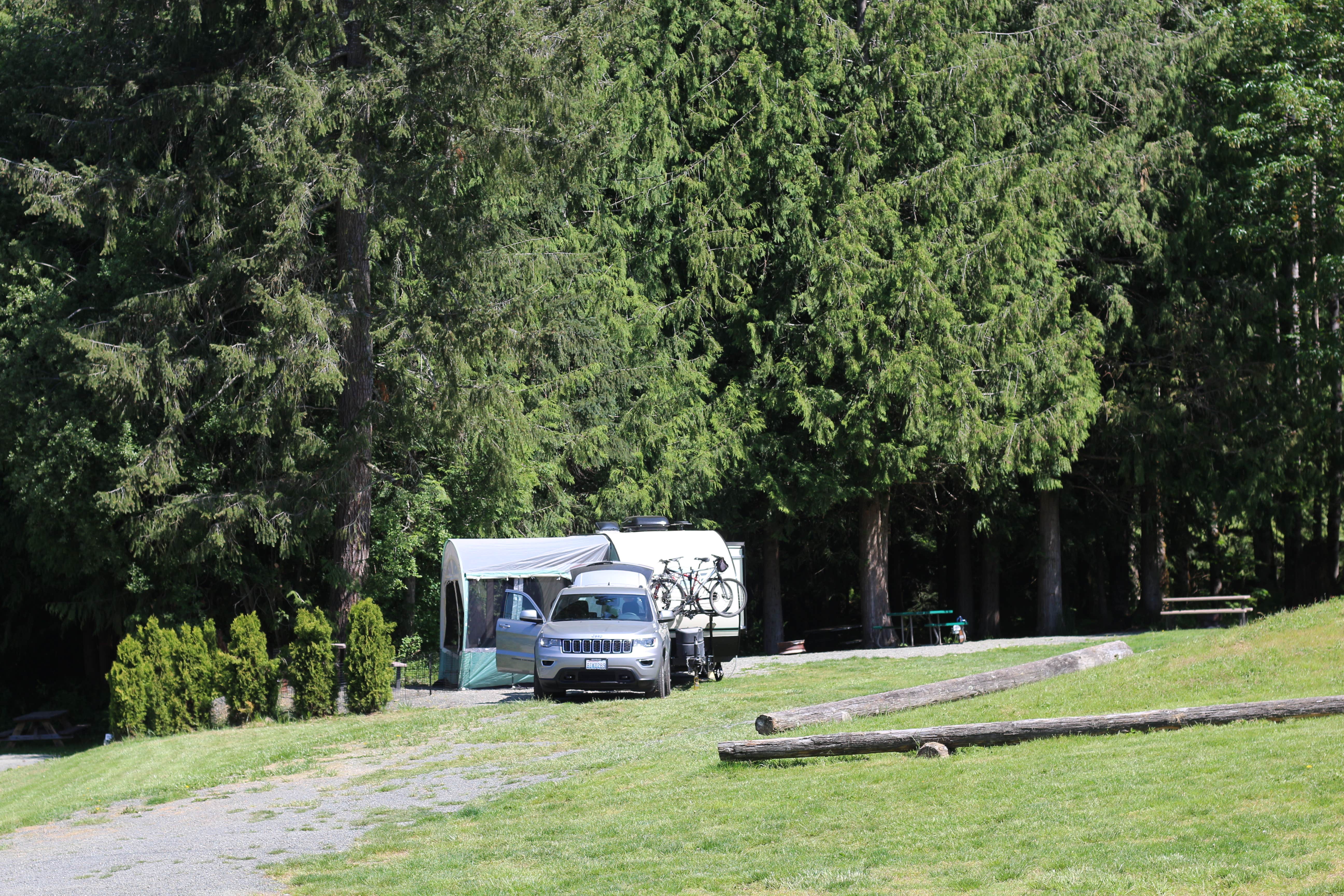Chris D.'s photo of rv camping at Elwha Dam RV Park near Olympic National Forest