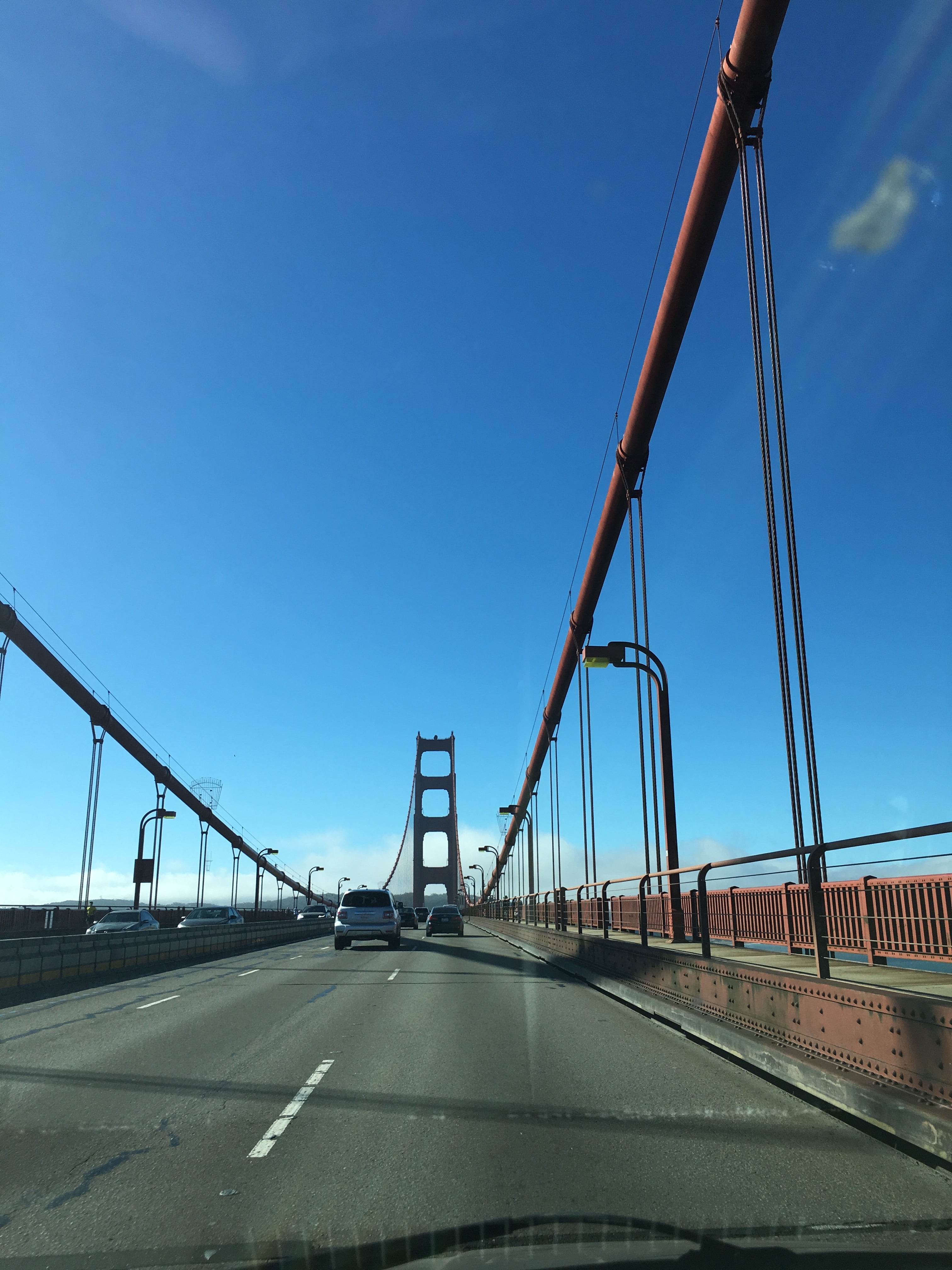 It was a relatively painless drive in to San Francisco