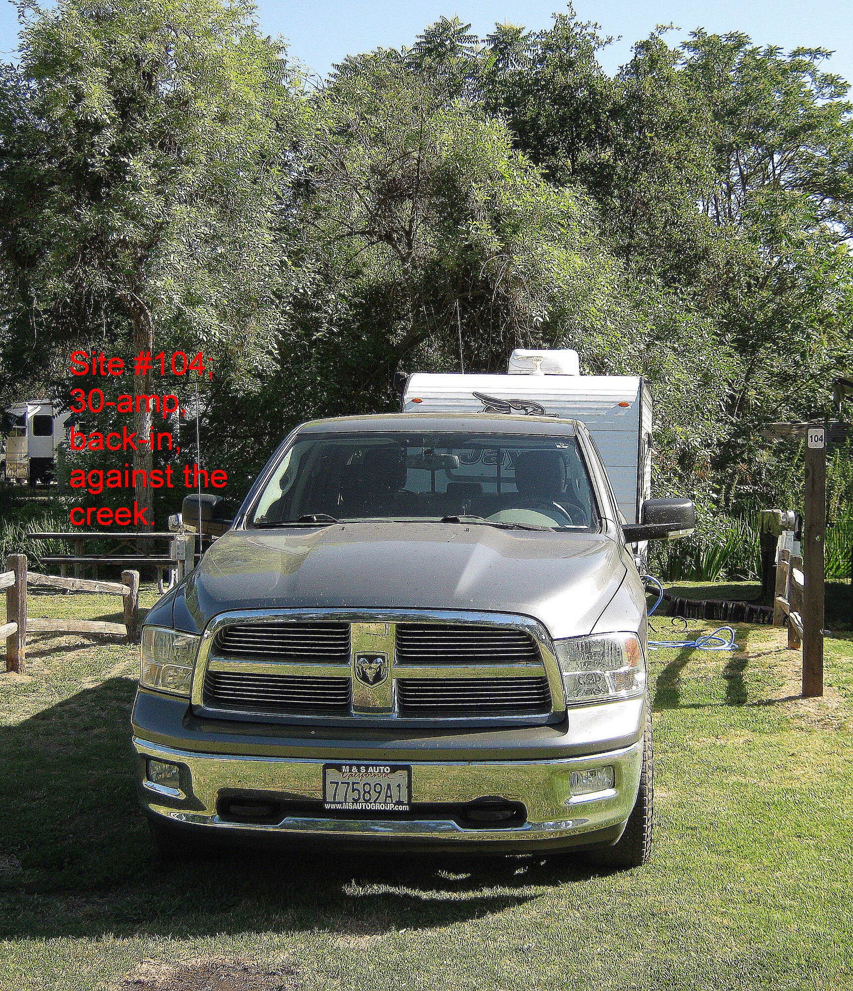 The Dyrt's photo of rv camping at Riverbend RV Park near Hensley Lake