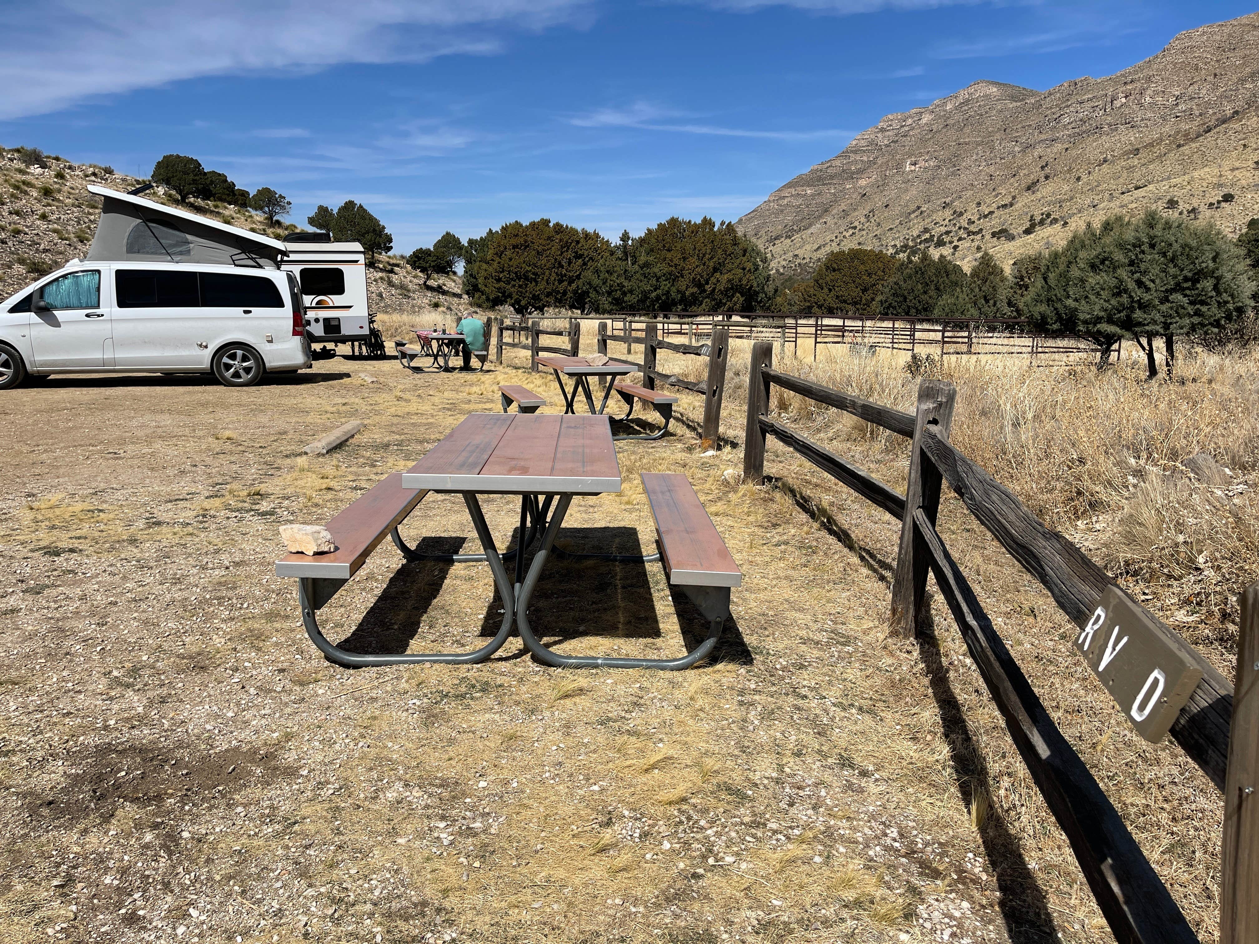 Lee D.'s photo of rv camping at Dog Canyon Campground — Guadalupe Mountains National Park near Carlsbad, NM
