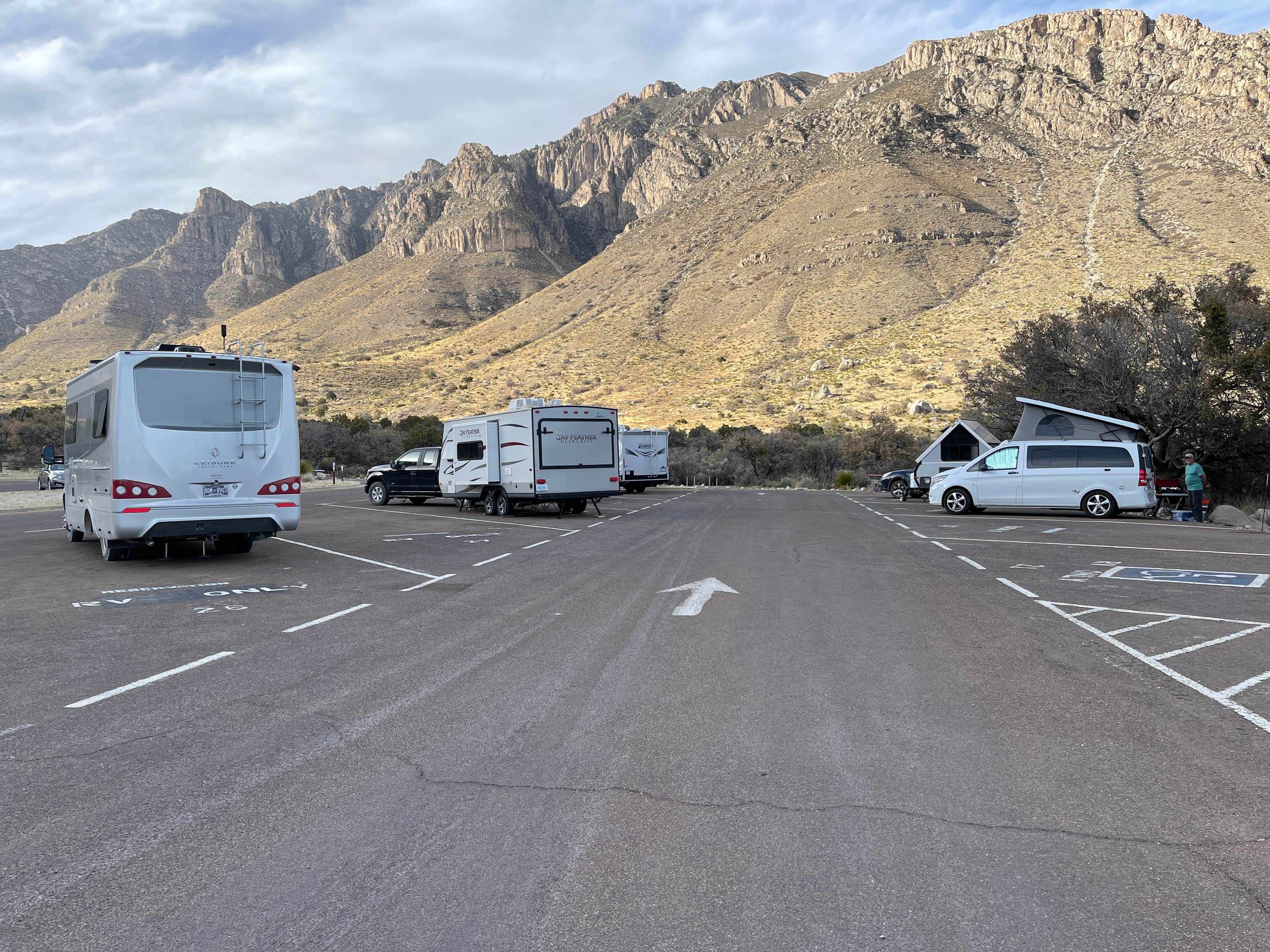 Lee D.'s photo of rv camping at Pine Springs Campground — Guadalupe Mountains National Park near Whites City, NM