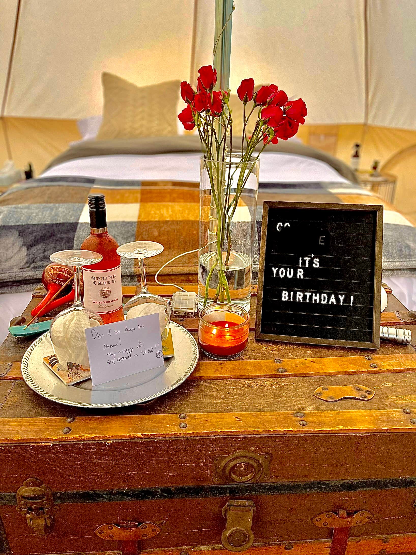 Camper-submitted photo at Glamp @ The Experience near Broad Run, VA