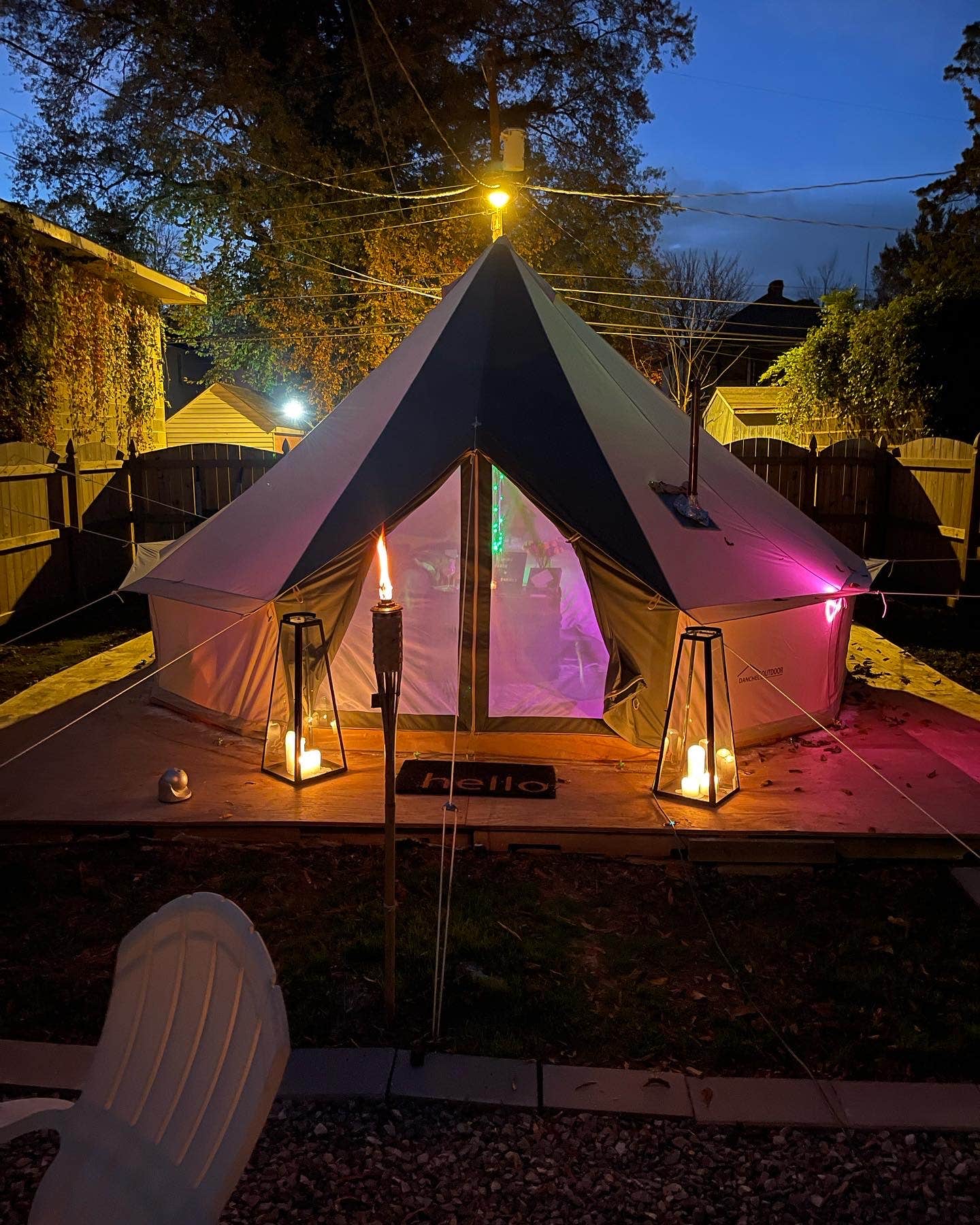 Camper-submitted photo at Glamp @ The Experience near Broad Run, VA