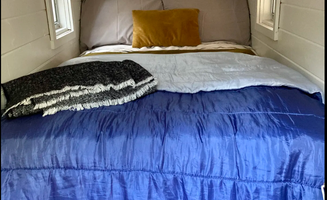 Ashley F.'s photo of glamping accommodations at All You Need Institute - Yurt & Micro Cabin in Mississippi