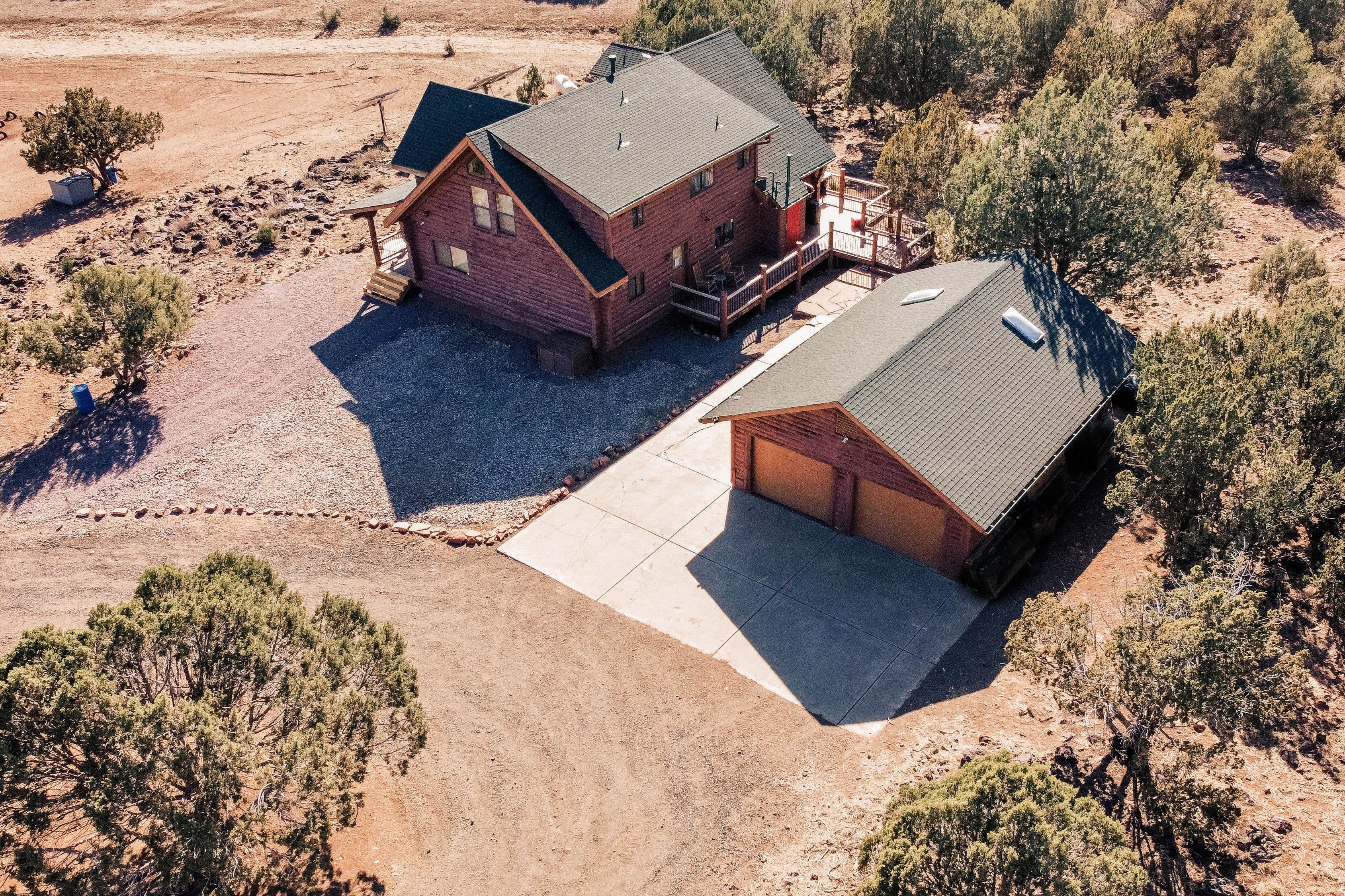 Camper-submitted photo at Beautiful Log Cabin in Northern Arizona: The Perfect Retreat near Seligman, AZ